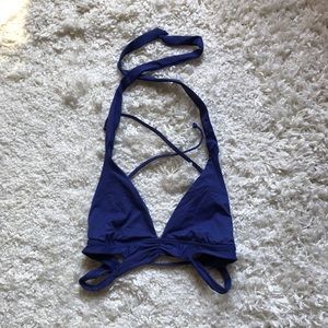 Navy Bikini Top